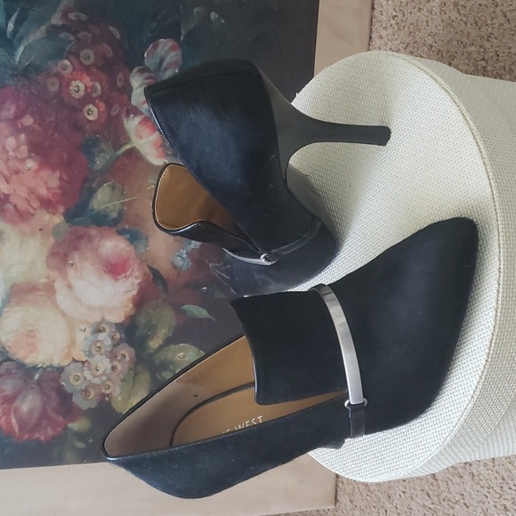 Nine West Faux Hair Heels - Picture 4 of 7